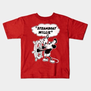 Steamboat Willie Kids T-Shirt